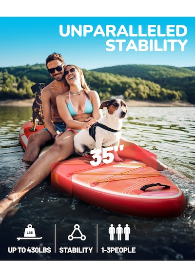 Tropical Orange Touring Paddle Board Sup Seti 335x86x15 Cm