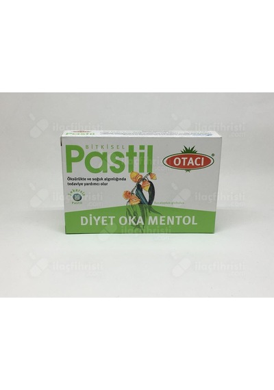 Otacı Diyet Oka Mentol Pastil 16 Adet