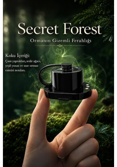 Araç İçi Aroma Difüzörü Tcf20 Secret Forest Yedek Koku Kartuşu Tcf01 Uyumludur