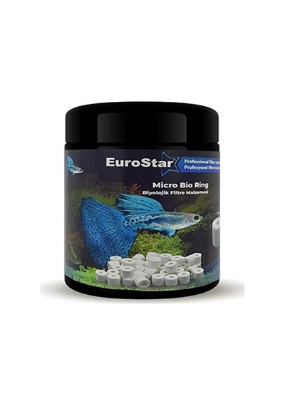 Eurostar Micro Bio Ring Akvaryum İçin Biyolojik Filtre Malzemesi, 1 L