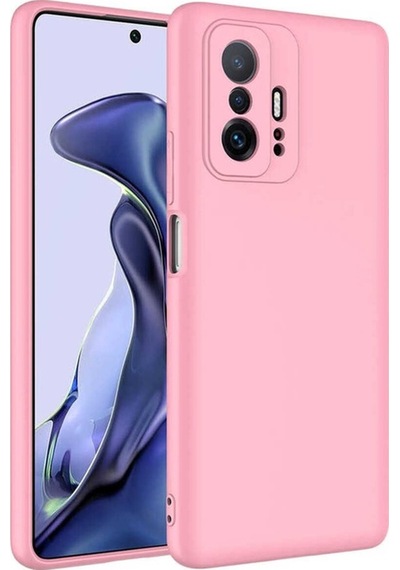Xiaomi Mi 11t 5g Kılıf Zore Mara Lansman Kapak Pembe Açık