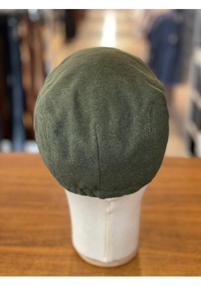 Hamze İngiliz London Model Kaşe Kumaş Kasket Şapka Haki
