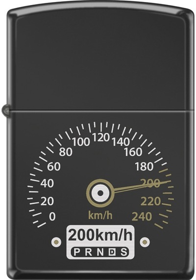 Zippo Speedometer Design Çakmak - 24756-062674 Siyah