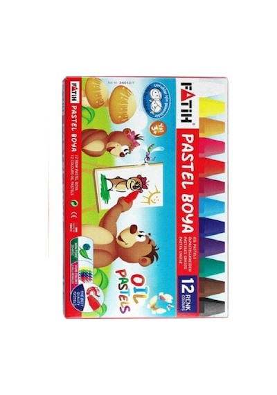 12 Li Kuru Boya - 12 Li Sulu Boya - 12 Li Pastel Boya Toplam 36 Parça Çok Renkli