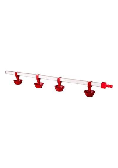 Eko Nipel Suluk 80 Cm 4 Nipelli Yaylı Çanaklı 30 Tavukluk