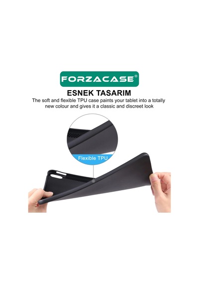 Forzacase Samsung Galaxy Tab S6 Lite 2020-2024-2025 Tablet İle Uyumlu Silikon Kılıf - Fc155 Tablet Kılıfı