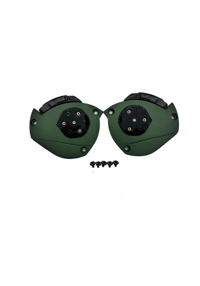 Ls2 Advant 2 Kask Yan Kapak Set Mat Yeşil Mat Yesıl