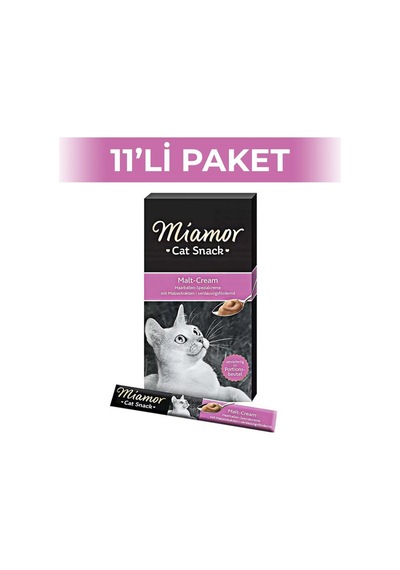 Miamor Cream Malt Kedi Ödül Maması 6 x 15 G 11 Adet