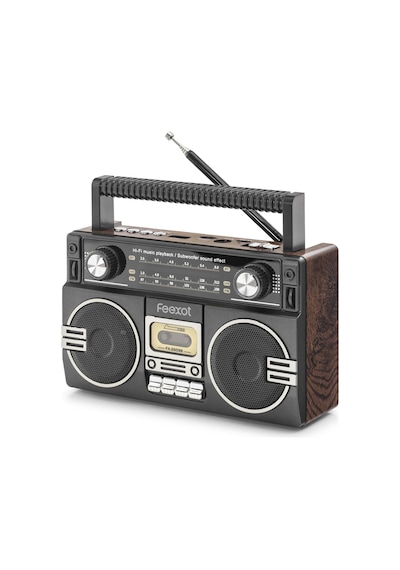 Bluetooth Nostaljik Fm Radyo Usb Tf Aux Taşınabi 4e91d
