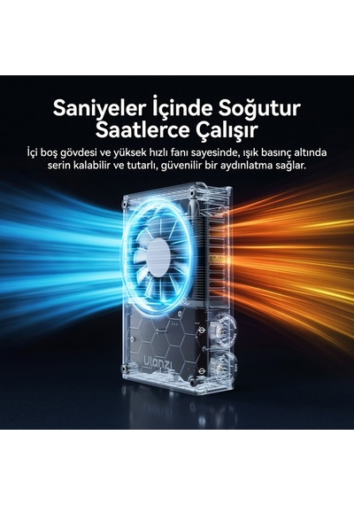 Ulanzi C01 100w Cob Bi-color Led Video Işığı Mini Bowens Condenser Lens - L252
