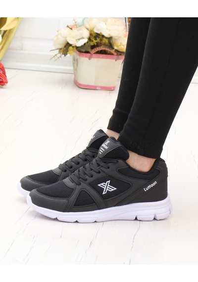 Luttoon 251 Siyah Beyaz 36-40 Unisex Spor Ayakkabı Siyah&beyaz