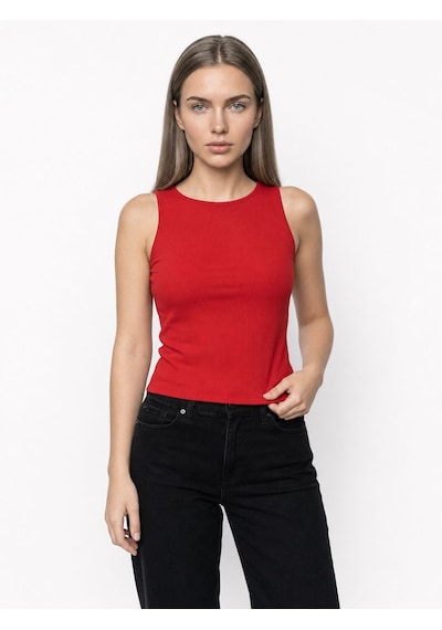 LOFT Slim Fit Kadın Bluz K.kol Lf2043630 Q1.v1 Kırmızı