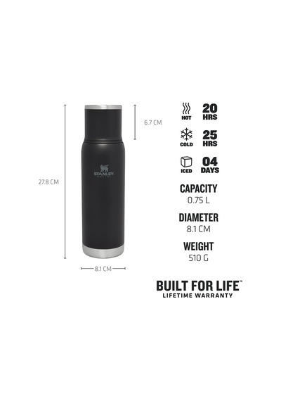 Stanley Adventure To-go Serisi 0.75l Termos -black