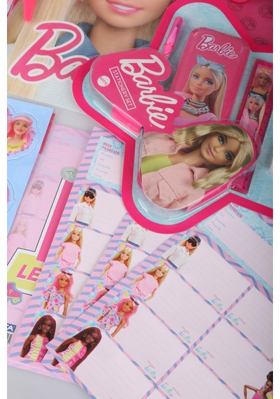 X Dekomus Lisanslı Barbie Deniz Kızı Collection Kırtasiye Seti Okul Ve Kalem Çantası,beslenme Kabı,matara Altın