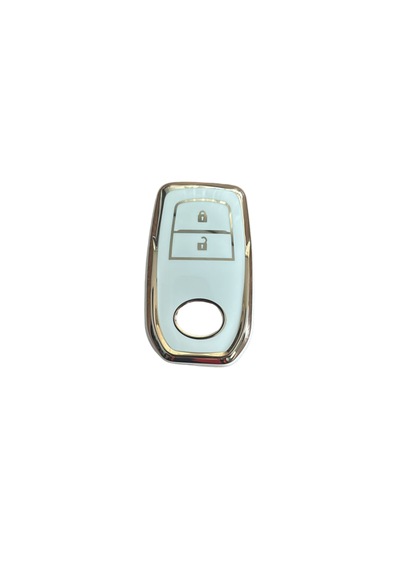 Autohan Keys Toyota Chr, Hilux, Corolla, Land Cruiser, Yaris Cross, Camry, Rav4 İçin 2 Butonlu Nano Anahtar Kılıfı