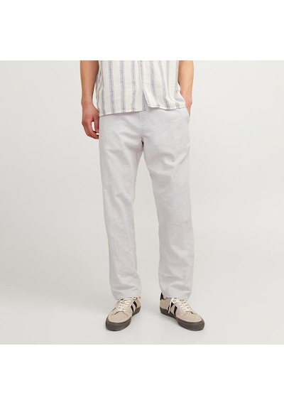 Jack&jones Jack Jones Pantolon Kane Summer Linen Blend Jogger Gri