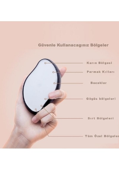 Crystal Eraser Epilasyon Aleti Tüy Silgisi Tüy Alıcı Fiziksel Kristal Epilatör