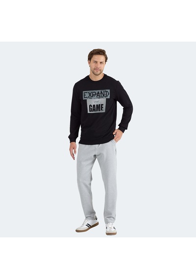 Slazenger RUBIO Erkek Sweatshirt Siyah