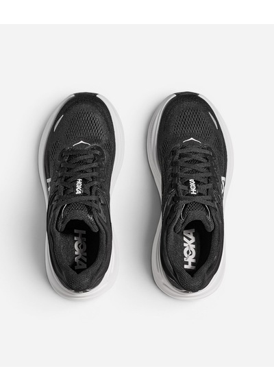 Hoka Bondi 9 Kadın Siyah Beyaz Outdoor Koşu Ayakkabısı 1162011-bwht