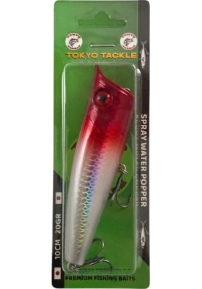 Spray Water Popper Su Üstü Püskürtmeli Sahte Popper Yem 10cm 20gr P20s3316