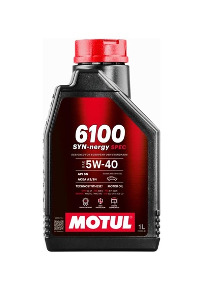 Motul 6100 Syn-nergy Spec 5w40 4l