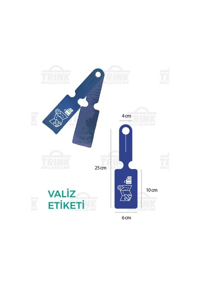 Trink Çanta Valiz Etiketi Ve Bavul Etiketi 1 Adet Şeffaf