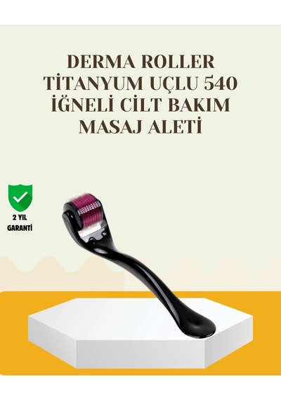 Zenvia Titanyum Dermaroller 540 İğne Cilt Onarım Ve Kolajen Üretim Desteği Znv2026