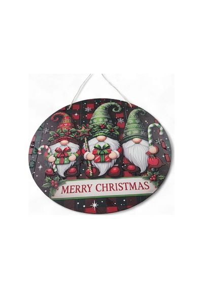 Yılbaşı Cüceleri Kapı Ve Duvar Süsü Merry Christmas 2