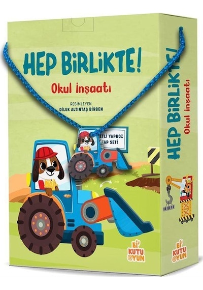 Hep Birlikte - Okul İnşaatı Kitap Ve Oyun Seti Yeni Set