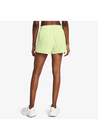 Under Armour Fly By 3inch Kadın Sarı Koşu Şortu - 1382438 Sarı