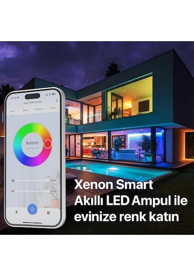 Ayrex Akıllı Wi-fi Led Akıllı Rgb Ampul Mobil Uygulama Denetimli Google Home Ve Alexa Uyumlu Çok Renkli Lamba 1 Ad Diğer