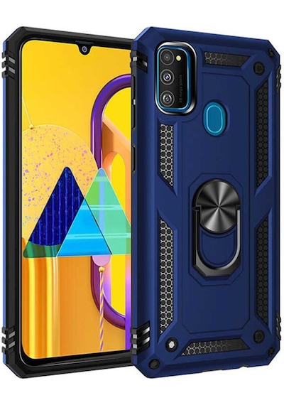 Samsung Galaxy Uyumlu M30S Yüzüklü Standli Vega Kilif Ekran Koruyucu 510433484