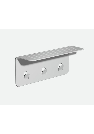 Modern Paslanmaz Metal Duş Rafı, Duş Düzenleyici, Banyo Rafı, Bayno Şampuanlık Beyaz Beyaz
