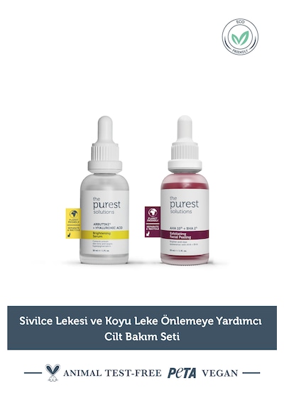 The Purest Solutions Aha Bha Ve Arbutinli Içerikli Aydınlanmaya Y