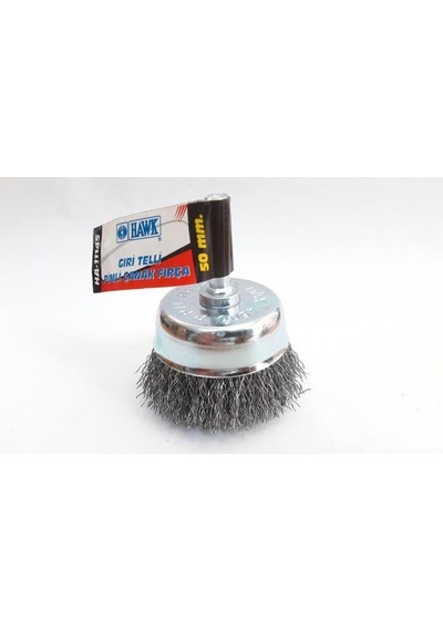 Ha11145 Pimli Gri Tel Çanak Fırça 50 Mm