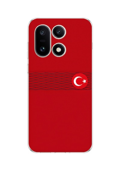 Oneplus 15 Uyumlu Türk Milli Takım Izgara Desenli Forma Baskılı Silikon Kılıf Renkli