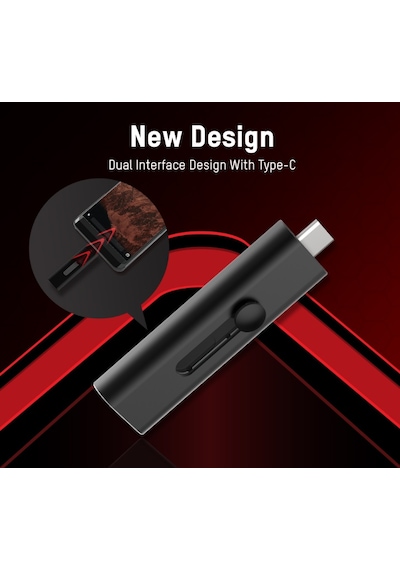 Hiksemi HS-USB-S306C-512G-U3 512 GB USB 3.2 Flash Bellek