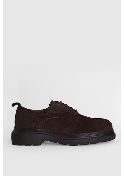 Lufian Buruce Sneaker Erkek Deri Casual Klasik Ayakkabı 112230214 Kahve Rengi Kahverengi