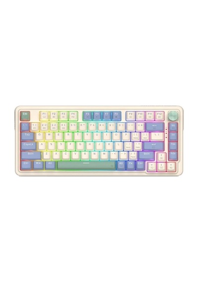 Ucal Pro K673cpg-rgb-pro Beyaz Kablosuz Klavye