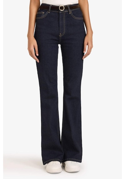 Defacto Mia Flare Fit Yüksek Bel Uzun Jean Pantolon G6399ax26spnm82 Mavi-nm82