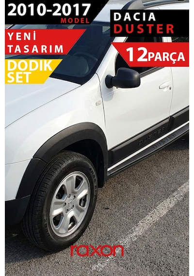 Dacia Duster 2010-2017 Dodik Seti 12 Parça Çamurluk Koruma & Sportif Tasarım