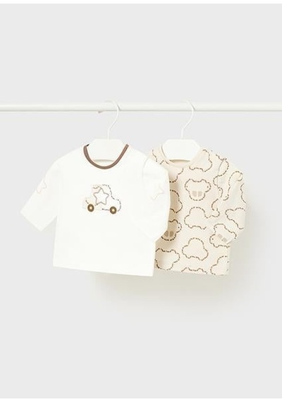 Mayoral Erkek Bebek T-shirt 2'li Set 02029 Gri