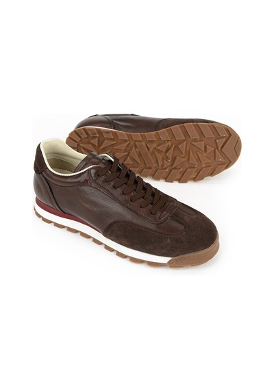 Ziya Erkek Hakiki Deri Sneaker 1611026z1020 Kahve 1611026z1020 300 40