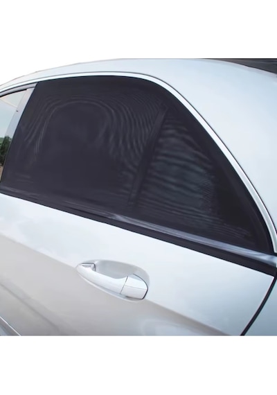 2 Adet Arka Yan Cam Güneşlik Güneş Koruma Gölgelik Sineklik Perde Suv Araçlar İçin