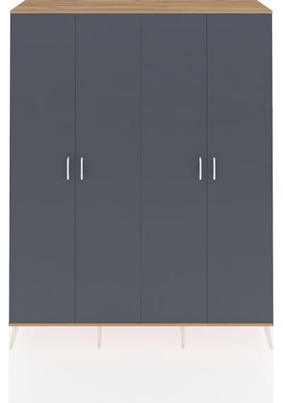 Hyperion Gardrop 4 Raflı 4 Kapaklı 4 Askılı 176x44x221 Çam-antrasit/aytaşı Antrasit/aytaşı Hyperion Gardrop 4 Raflı 4 Kapaklı 4 Askılı 176x44x221 Çam-antrasit/aytaşı Antrasit/aytaşı