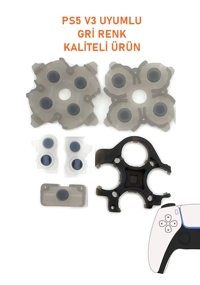 Ps5 V3 Bdm 030 Uyumlu Kol İç Lastik Takımı Gri Renk Kaliteli Ürün