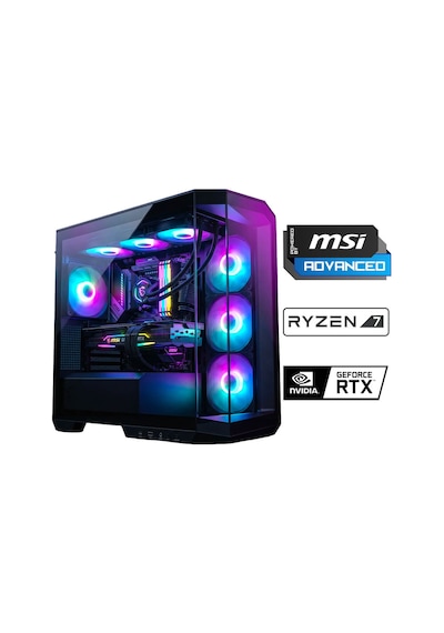 Xaser Pano X10 R7-5700X 32 GB 1 TB SSD 8 GB RTX5060 Dos Masaüstü Oyuncu Oem Paket