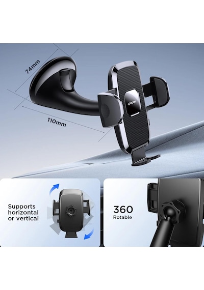 Joyroom Jr-zs259 Mechanıcal Car Holder Black