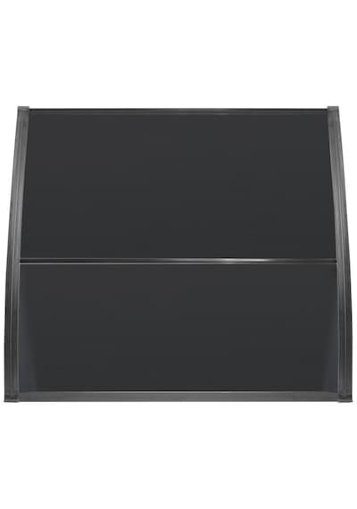 Lupın Kapı Pencere Üstü Pratik Sundurma 105x120 - Siyah