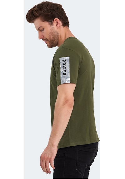 Slazenger PADERAU IN Erkek Tişört Haki